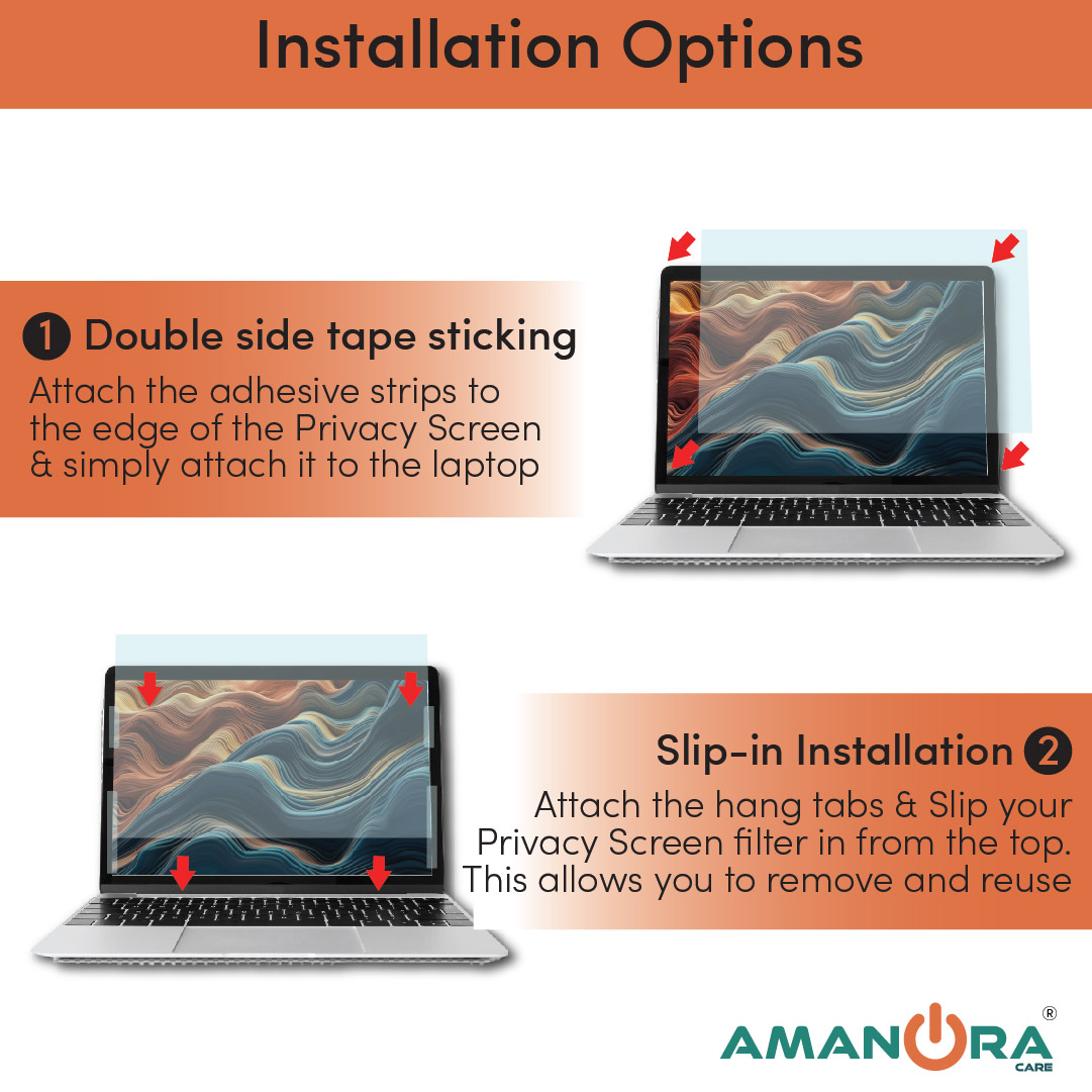 Llano Laptop Privacy Screen Protector Film HD Anti-reflective Glare