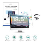 Amanora Care 18.5 inch Anti Blue Light/UV Light Filter In Screen Protector for Laptop, Zero Strain on Eyes (16:9 Aspect Ratio) 410 mm* 230 mm Size.