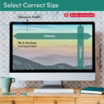 Amanora Care 18.5 inch Anti Blue Light/UV Light Filter In Screen Protector for Laptop, Zero Strain on Eyes (16:9 Aspect Ratio) 410 mm* 230 mm Size. - Image 2