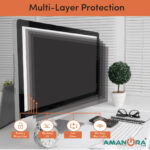 Amanora care 23.8 inch - Privacy Filter and Privacy Guard Filter Screen - Anti Spy, Anti-Scratch, Anti-Glare Protector for Desktop Screens(16:9 Aspect Ratio) 527 mm * 296 mm Size. - Image 4
