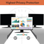 Amanora care 23.8 inch - Privacy Filter and Privacy Guard Filter Screen - Anti Spy, Anti-Scratch, Anti-Glare Protector for Desktop Screens(16:9 Aspect Ratio) 527 mm * 296 mm Size. - Image 6