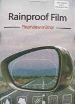 Amanora Care 2 PCS Rainproof Film for Car Rear View Mirror, Anti Fog Film, HD Side View Mirror, Anti Mist, Anti Scratch Waterproof Clear Sticker (100mmx150mm) - Image 2