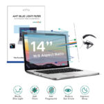 Amanora Care 14 inch Anti Blue Light/UV Light Filter Screen Protector for Laptop,Zero Strain on Eyes. (16:9 Aspect Ratio) 310 mm* 175 mm Size.