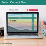 Amanora Care 14 inch Anti Blue Light/UV Light Filter Screen Protector for Laptop,Zero Strain on Eyes. (16:9 Aspect Ratio) 310 mm* 175 mm Size. - Image 2