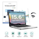 Amanora Care 15.6 inch Anti Blue Light/UV Light Filter Screen Protector for Laptop,Zero Strain on Eyes. (16:9 Aspect Ratio) 345 mm* 194 mm Size