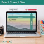 Amanora Care 15.6 inch Anti Blue Light/UV Light Filter Screen Protector for Laptop,Zero Strain on Eyes. (16:9 Aspect Ratio) 345 mm* 194 mm Size - Image 2