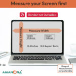 Amanora Care 13.3 inch Privacy Filter, Anti-Scratch, Anti-Glare Protector Anti-Peep Anti Blue Light Privacy Guard Filter Screen for Laptop.(16:9 Ratio) 294*164mm Size - Image 5