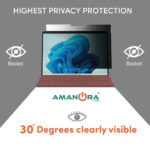 Amanora Care 13.3 inch Privacy Filter, Anti-Scratch, Anti-Glare Protector Anti-Peep Anti Blue Light Privacy Guard Filter Screen for Laptop.(16:9 Ratio) 294*164mm Size - Image 6