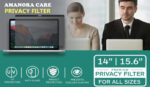 Amanora Care Magnetic Privacy Filter Specially Designed for MacBook Pro 15.5 (2016) (345.1 * 224.1mm) - Anti Spy, Anti Scratch, Anti Peep, Glare Protector - Image 5